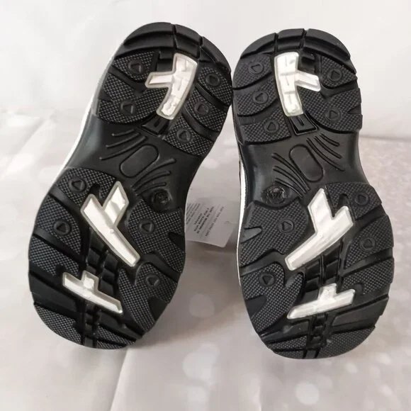 Apakowa Boys Winter Snow Boots Navy Blue Toddler Size 24 Warm New - Picture 5 of 7